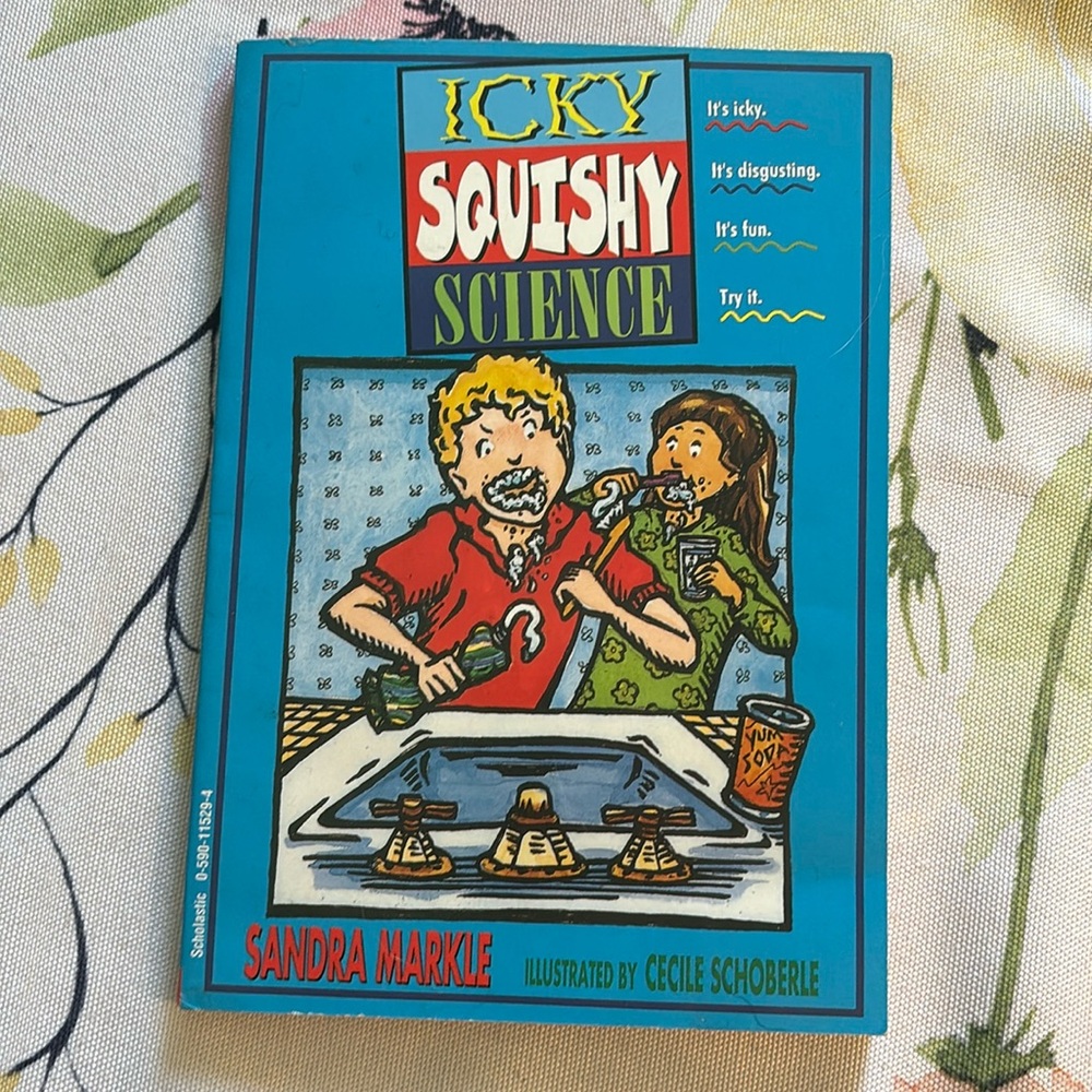 Vintage Icky Squishy Science Book